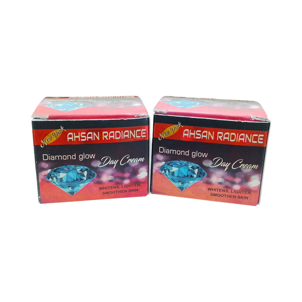 Ahsan Radiance Diamond Glow Day Skin Whitening Cream 2 Set