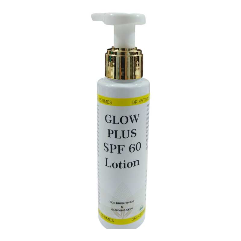 Dr Kstimes Glow Plus Glutathione Skin Whitening Spf 50 Sunscreen Lotion -100 ML